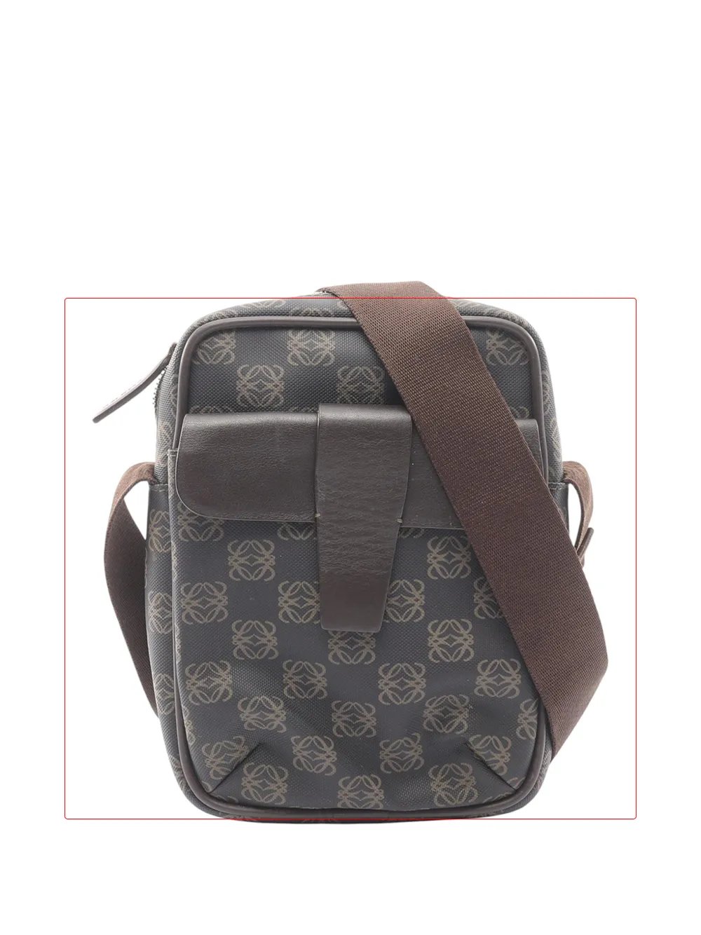 2010-2026 Coated Canvas Repeat Anagram crossbody bag