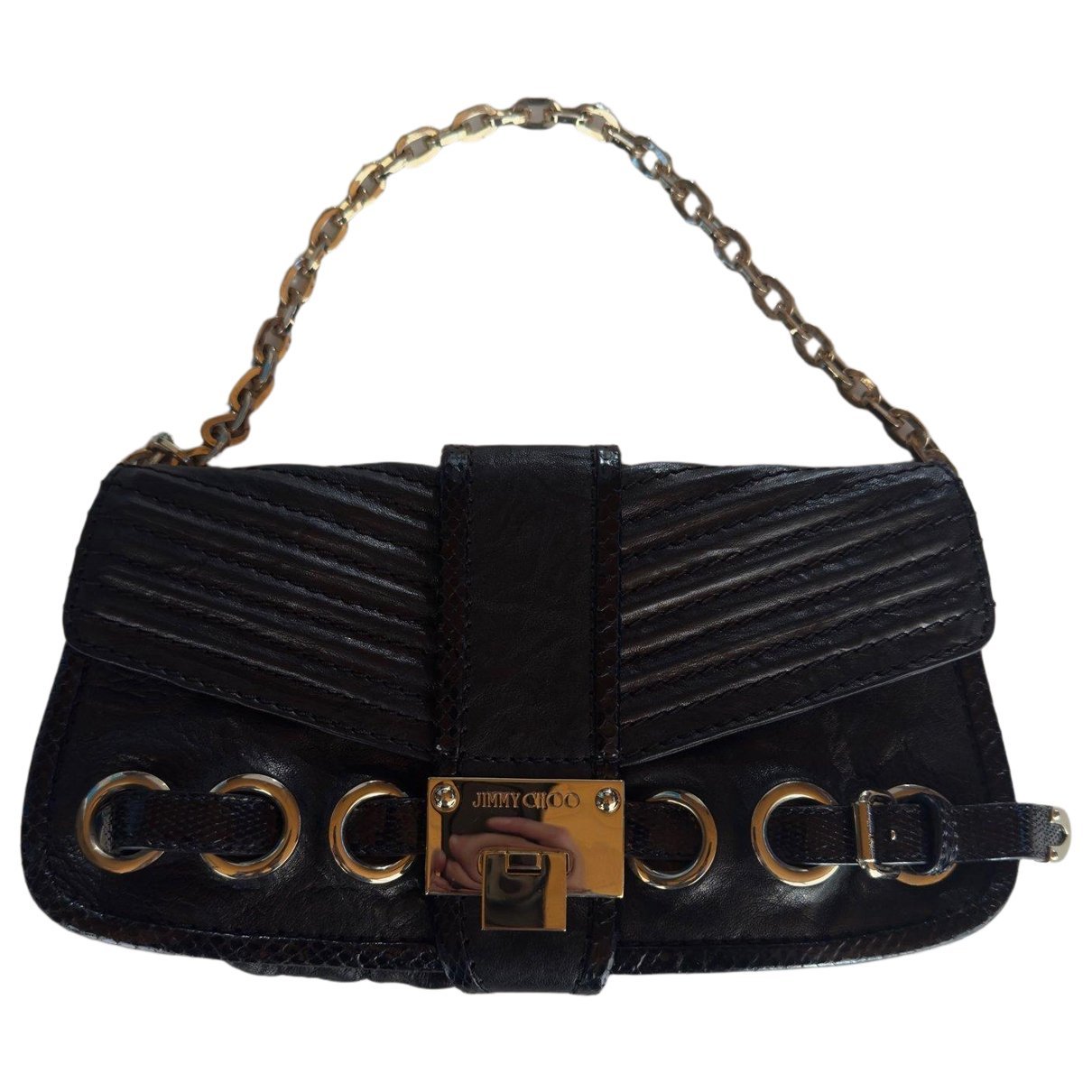 Jimmy Choo Rebel leather handbag