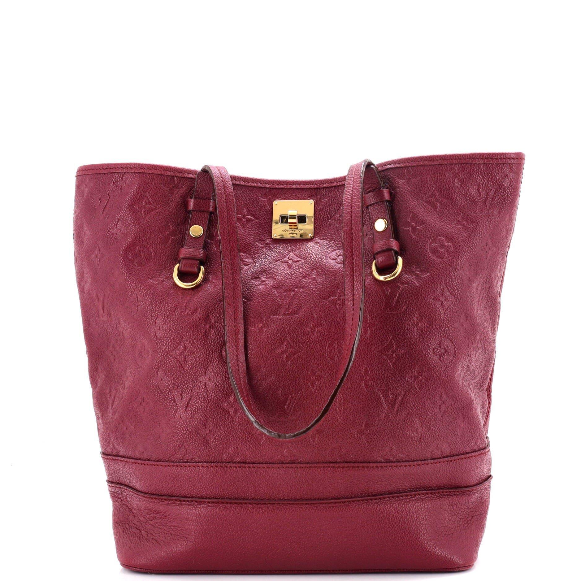 Leather tote
