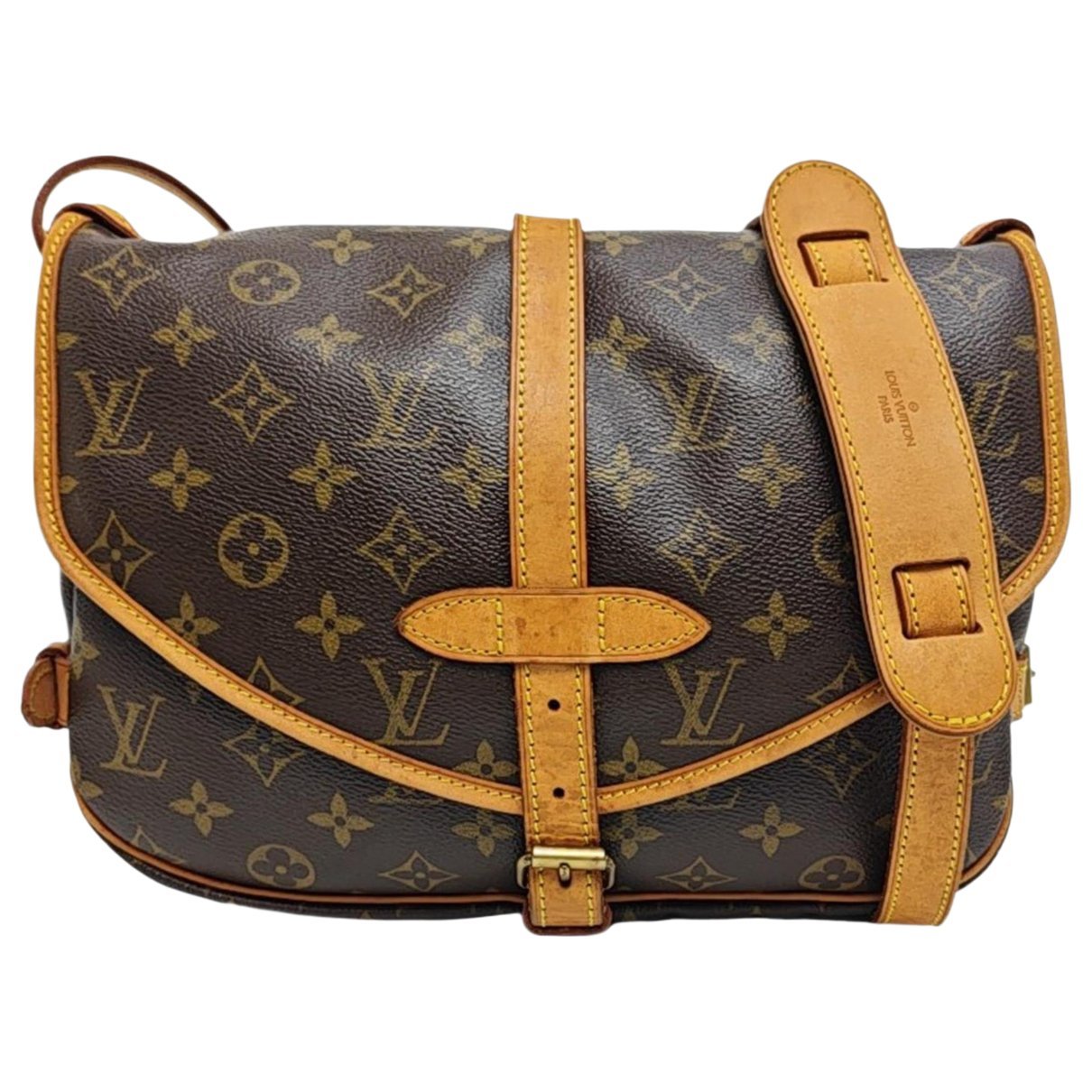 Saumur leather crossbody bag