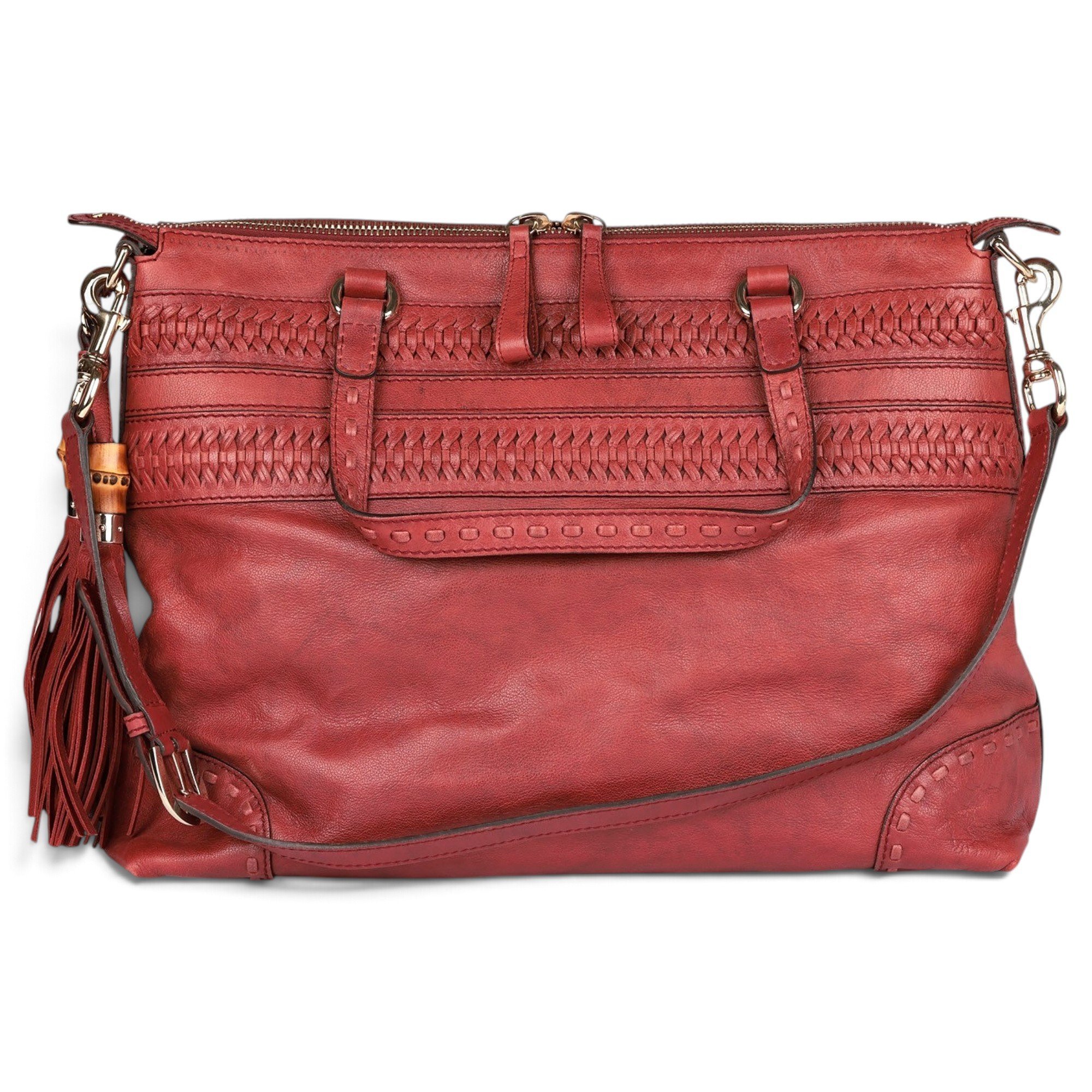 Leather handbag