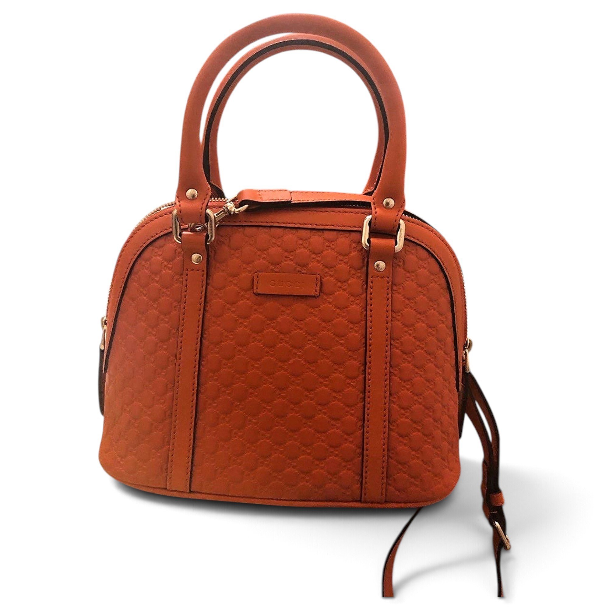Dôme leather bag