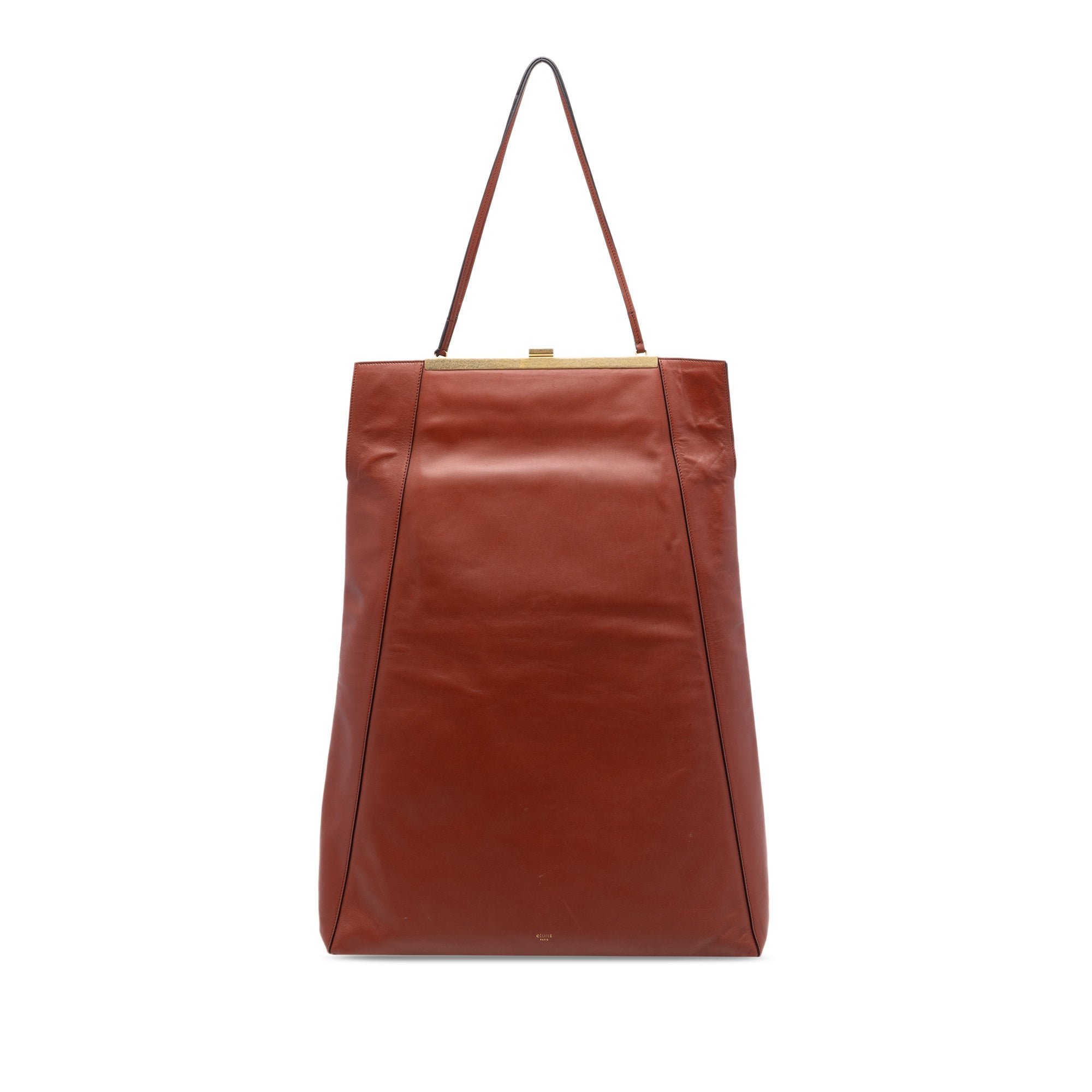 Leather tote