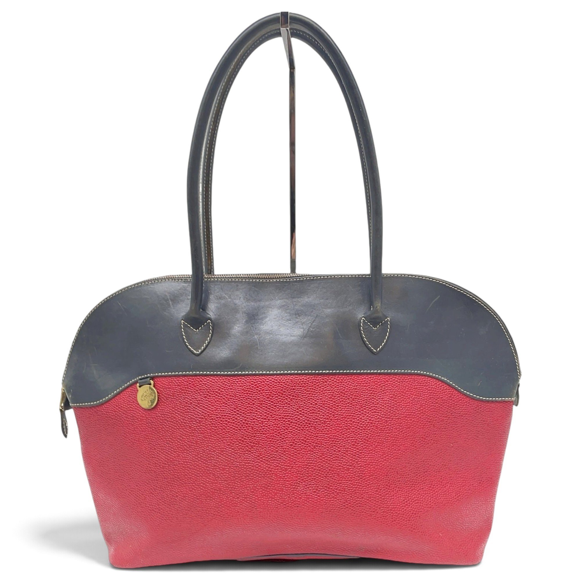 Leather tote