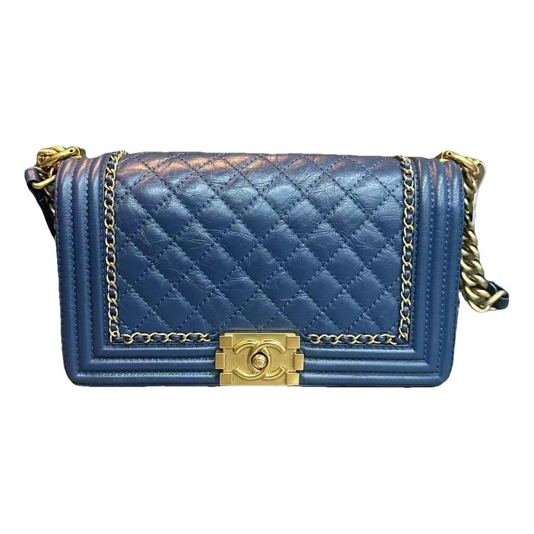 Boy leather crossbody bag
