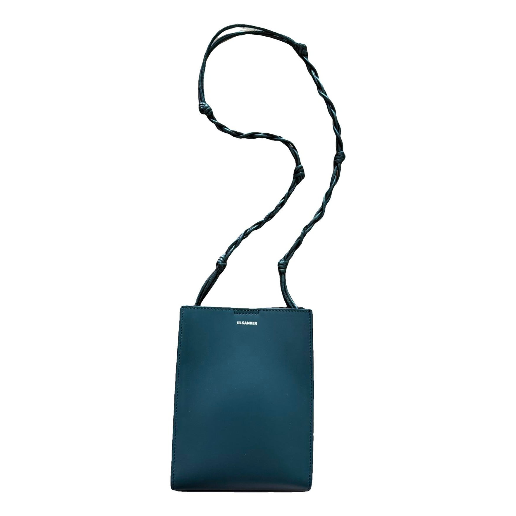 Jil Sander Tangle leather crossbody bag
