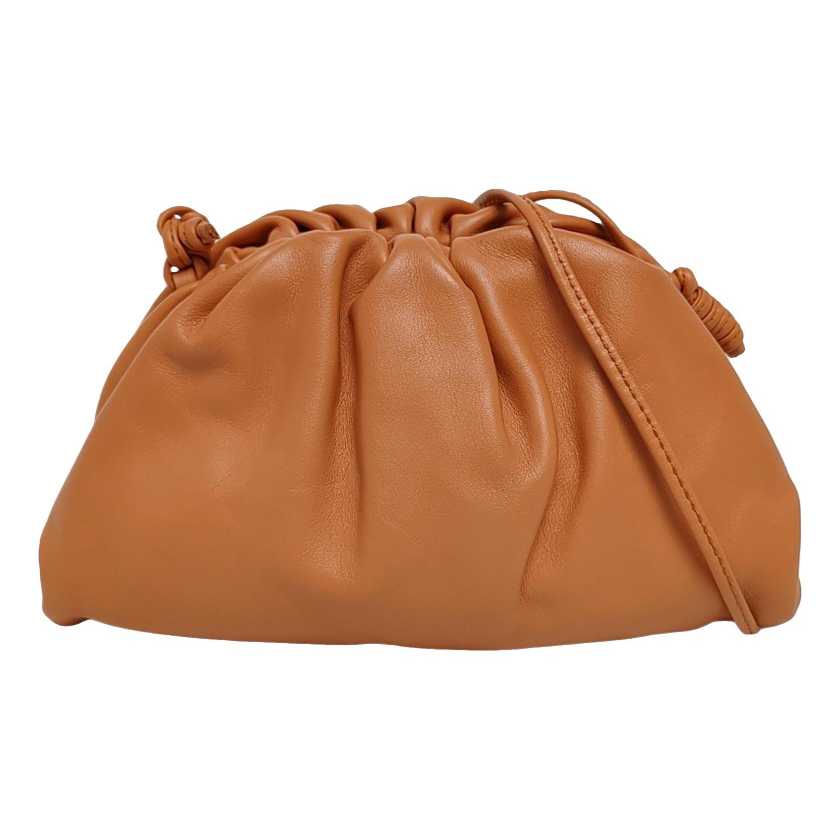 Pouch leather handbag