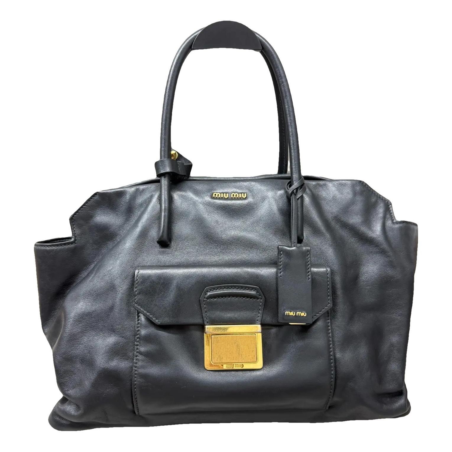 Leather handbag