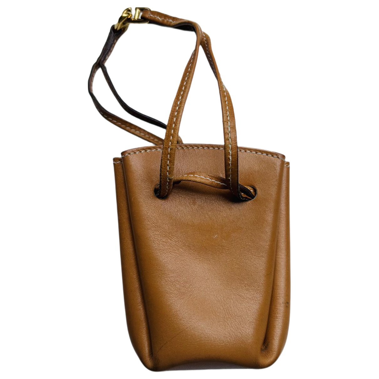 Hermes Vespa Handbag Naturel Sable Chamonix Leather