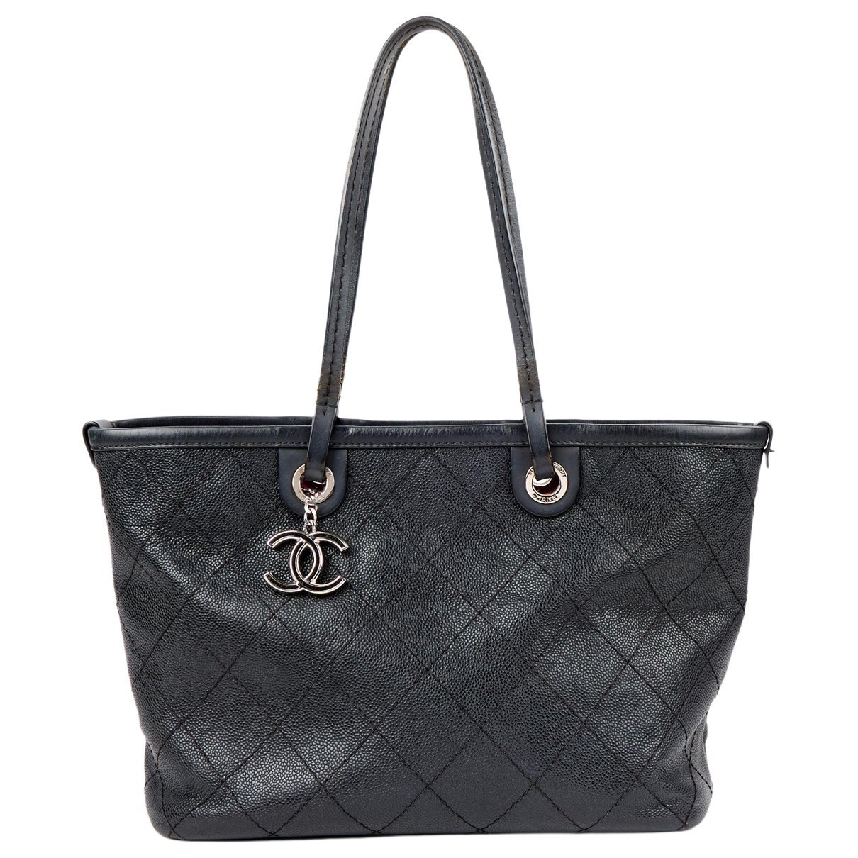Leather tote