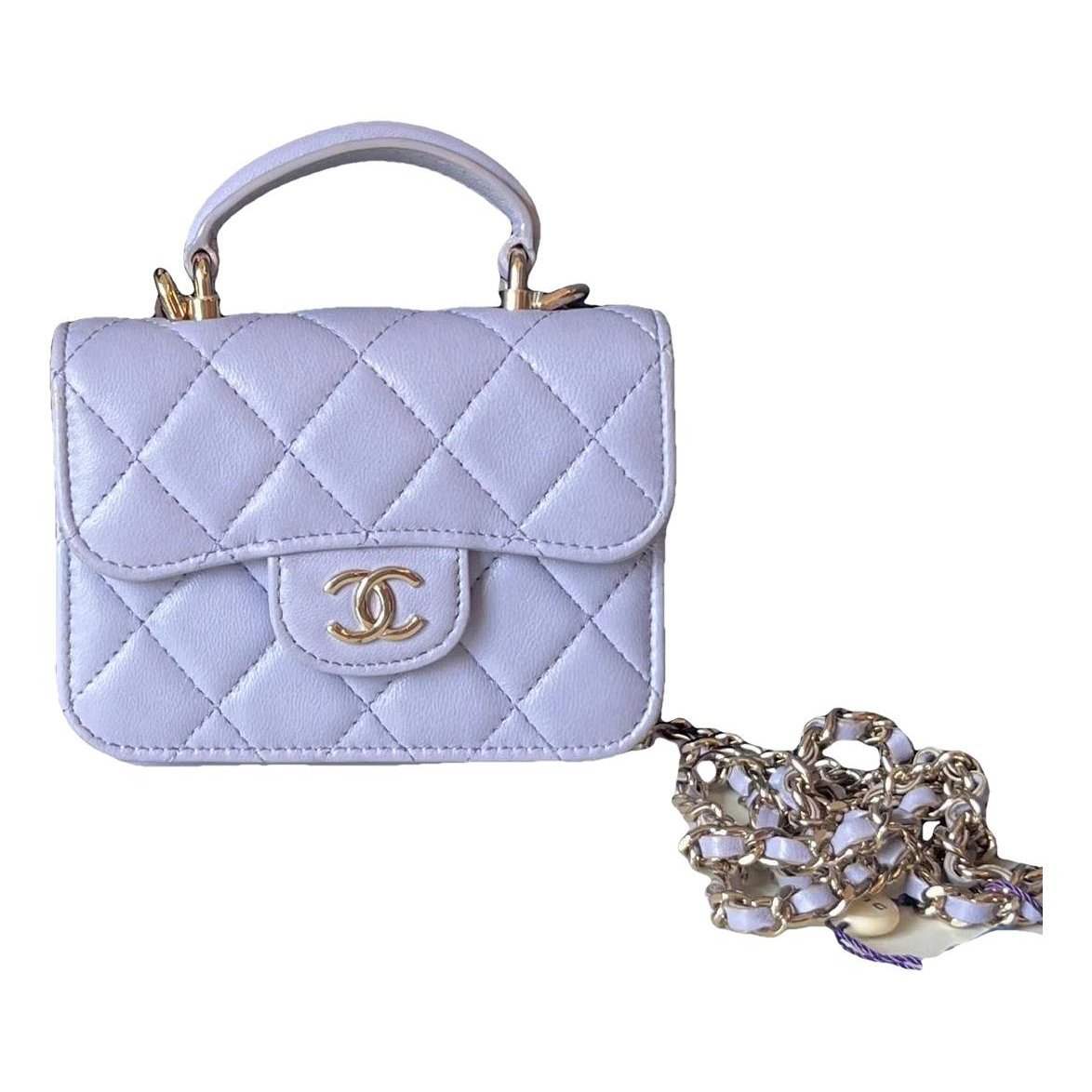 Leather mini bag