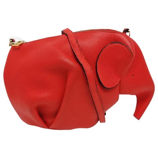 Animals leather handbag