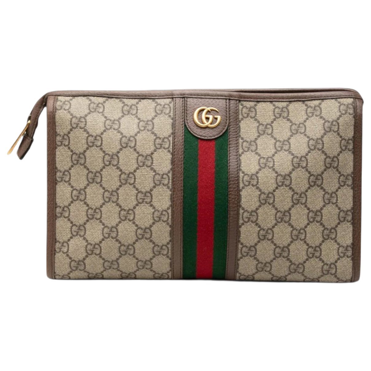Ophidia cloth clutch bag