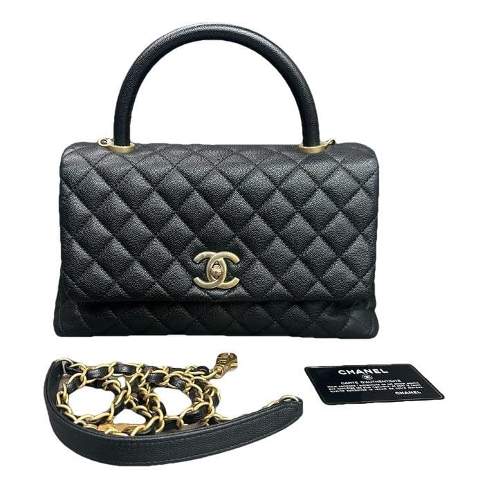 Coco Handle leather handbag