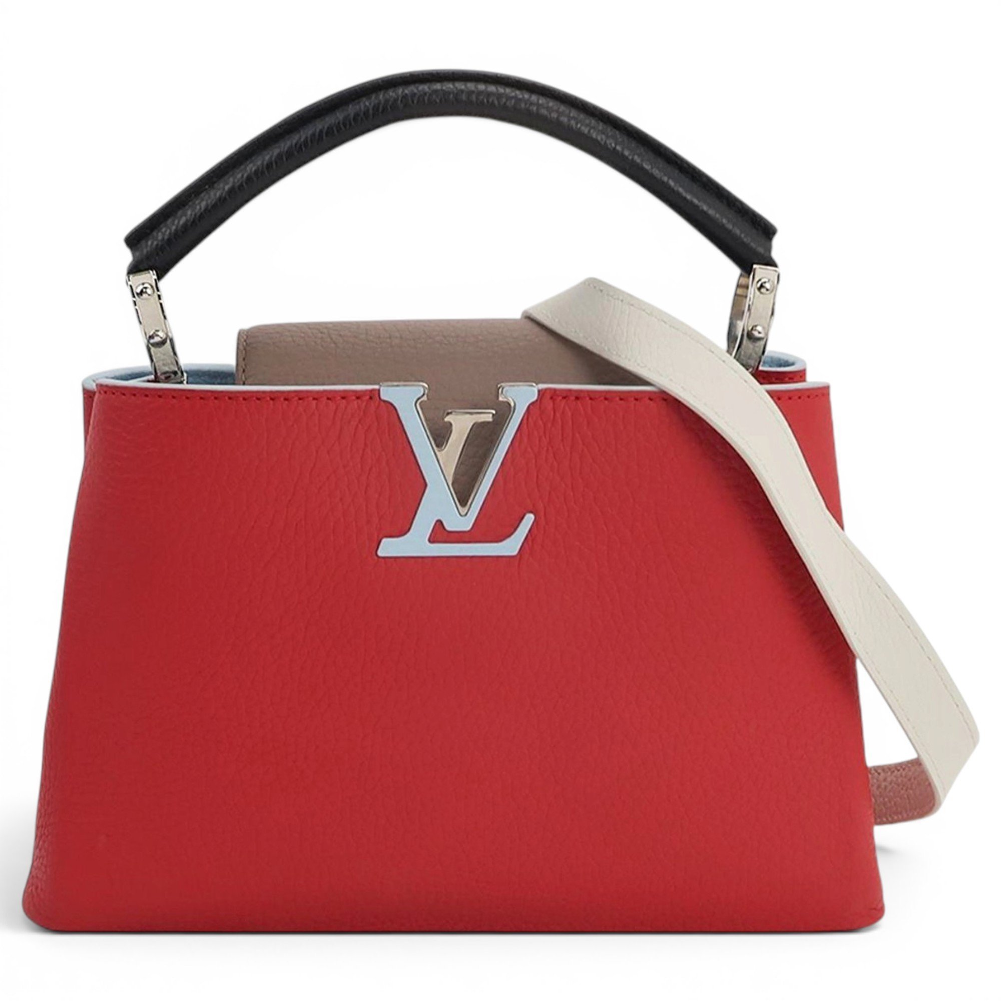 Capucines leather handbag