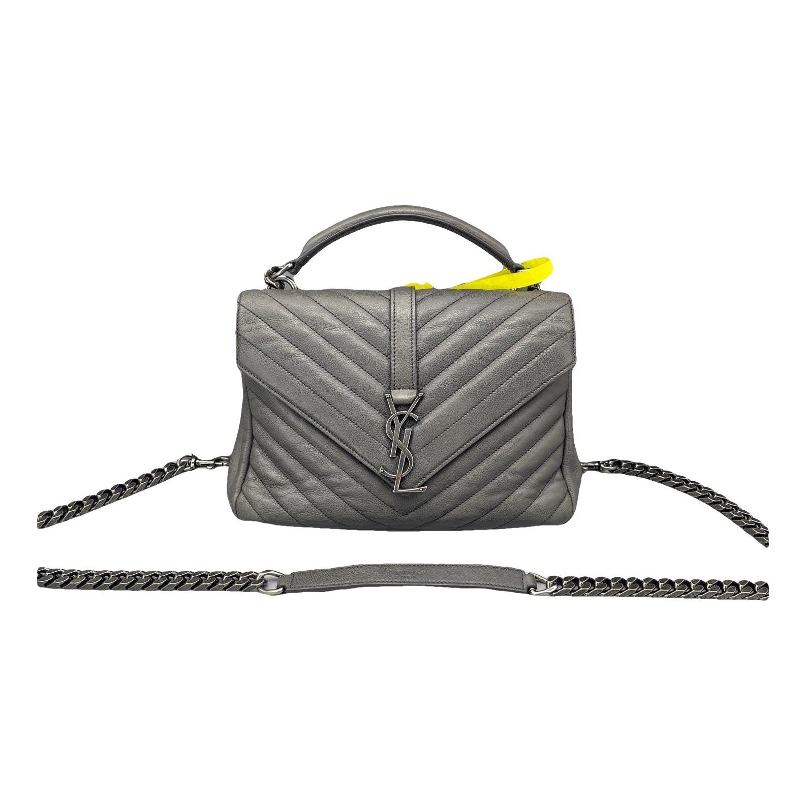 Collége monogramme leather handbag