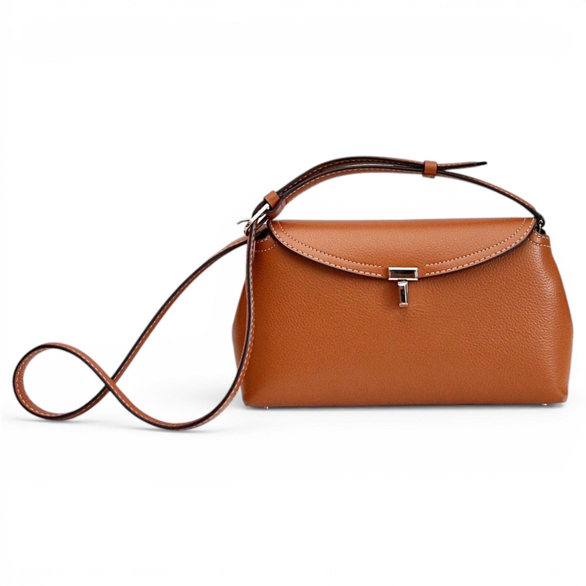 T-Lock leather tote