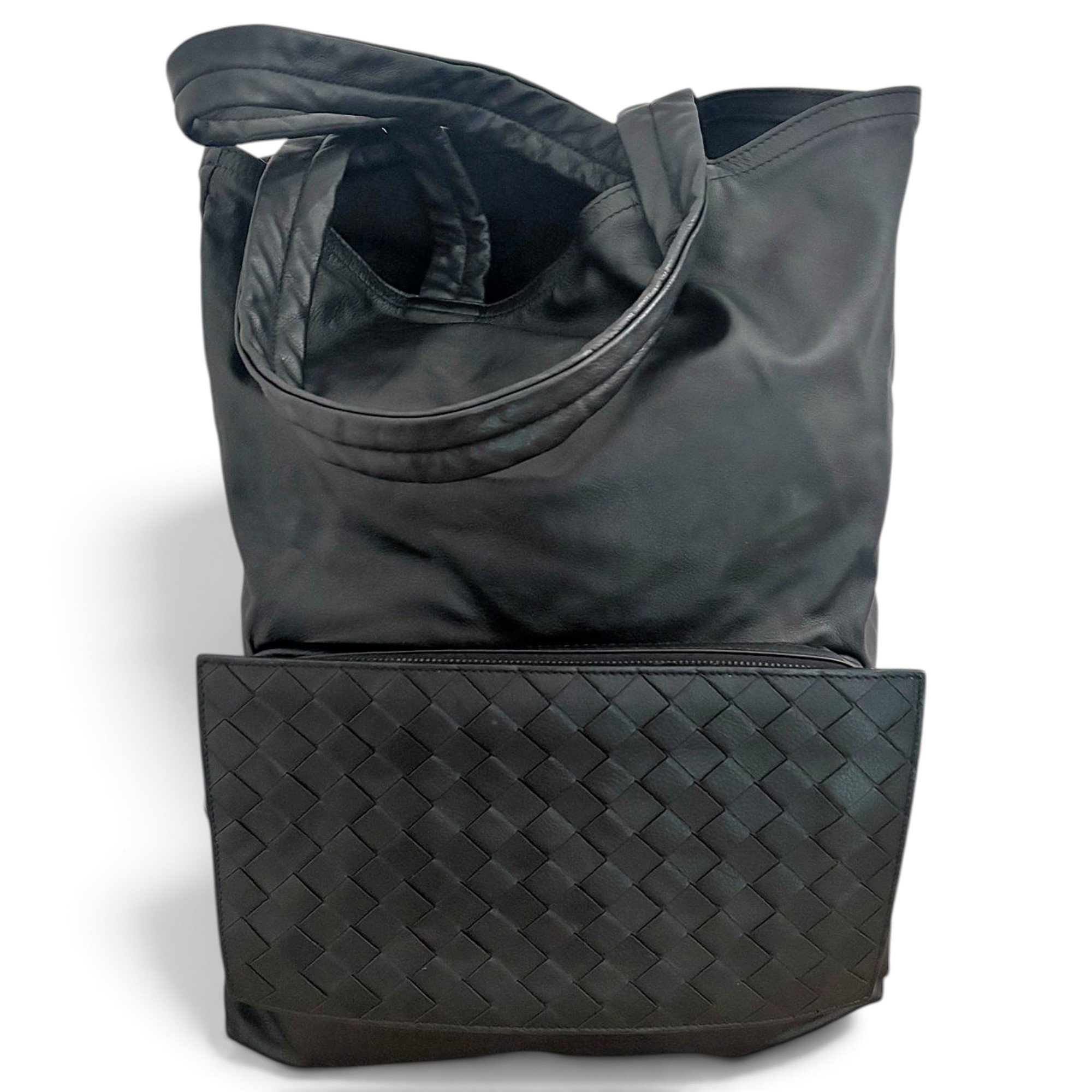Leather backpack