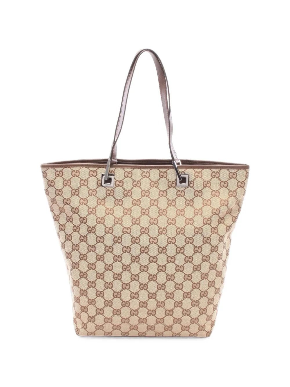 2000s GG canvas tote bag