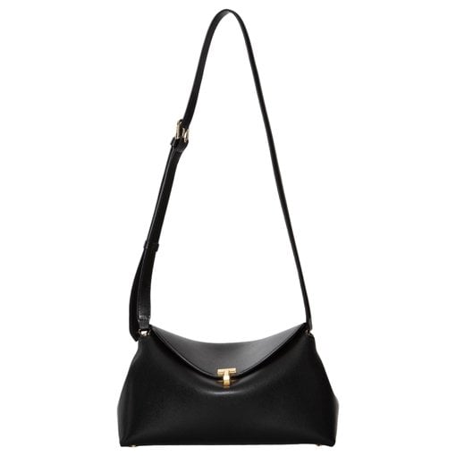 T-Lock leather clutch bag