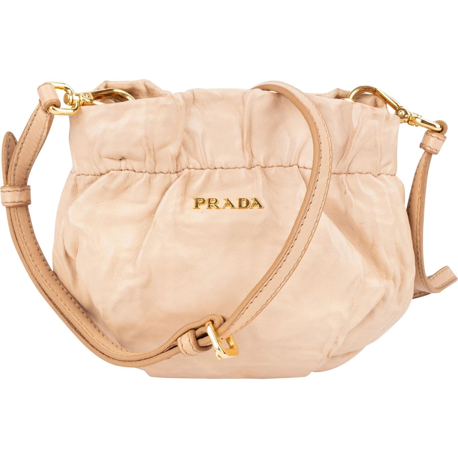 Re-Nylon leather crossbody bag