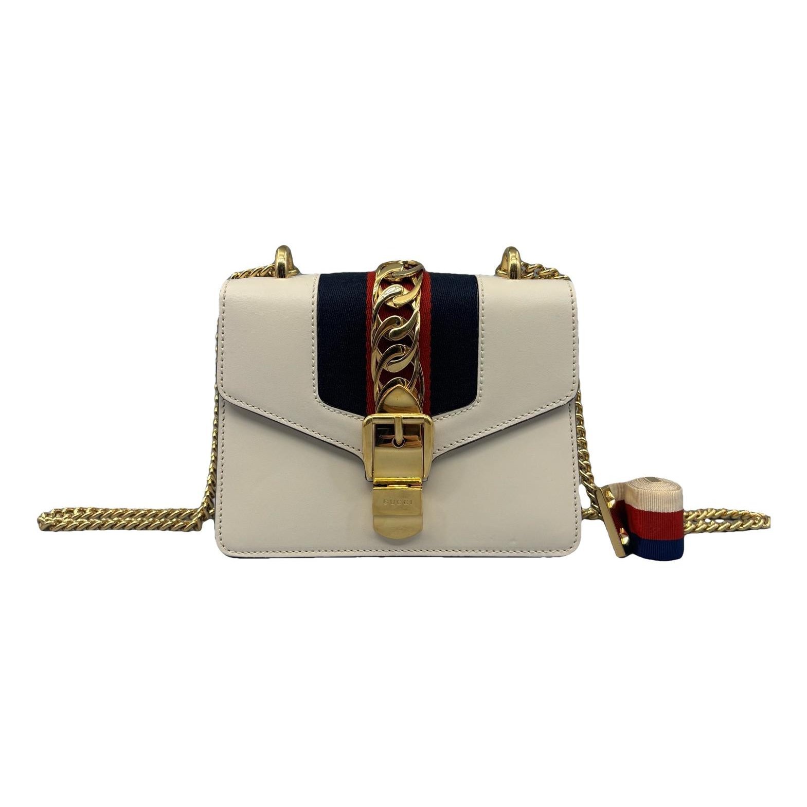 Sylvie Flap Chain leather handbag