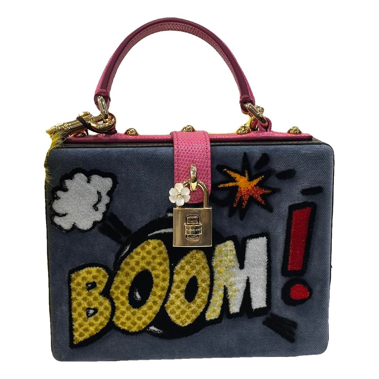 Dolce & Gabbana Dolce Box velvet crossbody bag