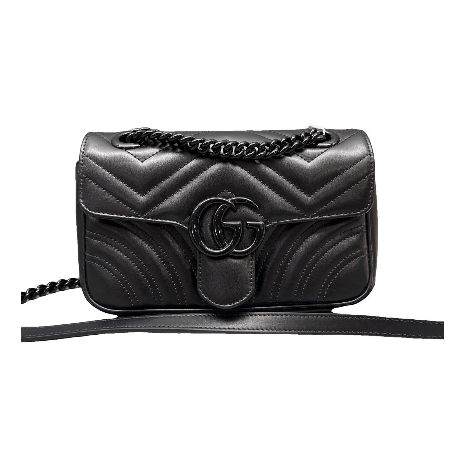 GG Marmont Flap leather handbag
