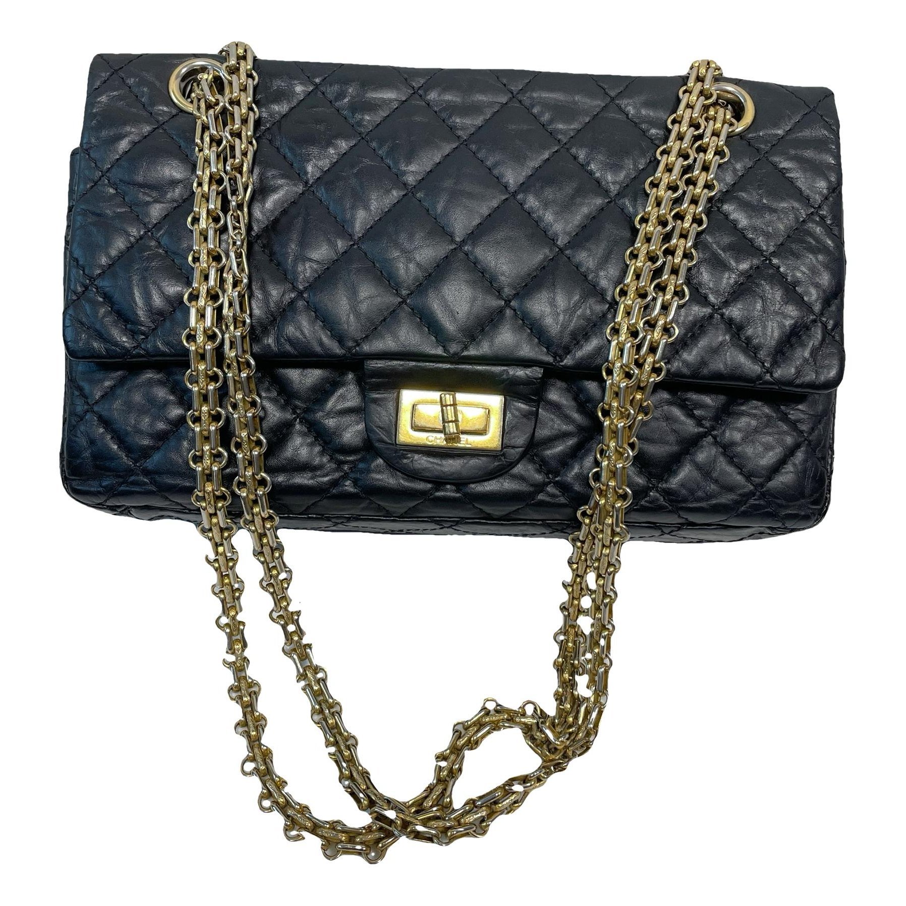 2.55 leather handbag