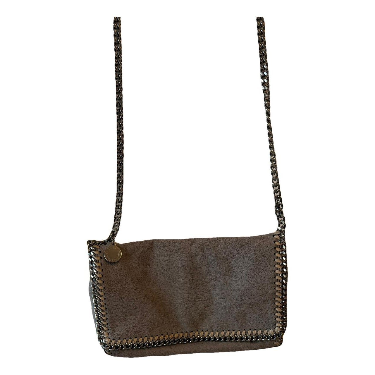Falabella leather clutch bag