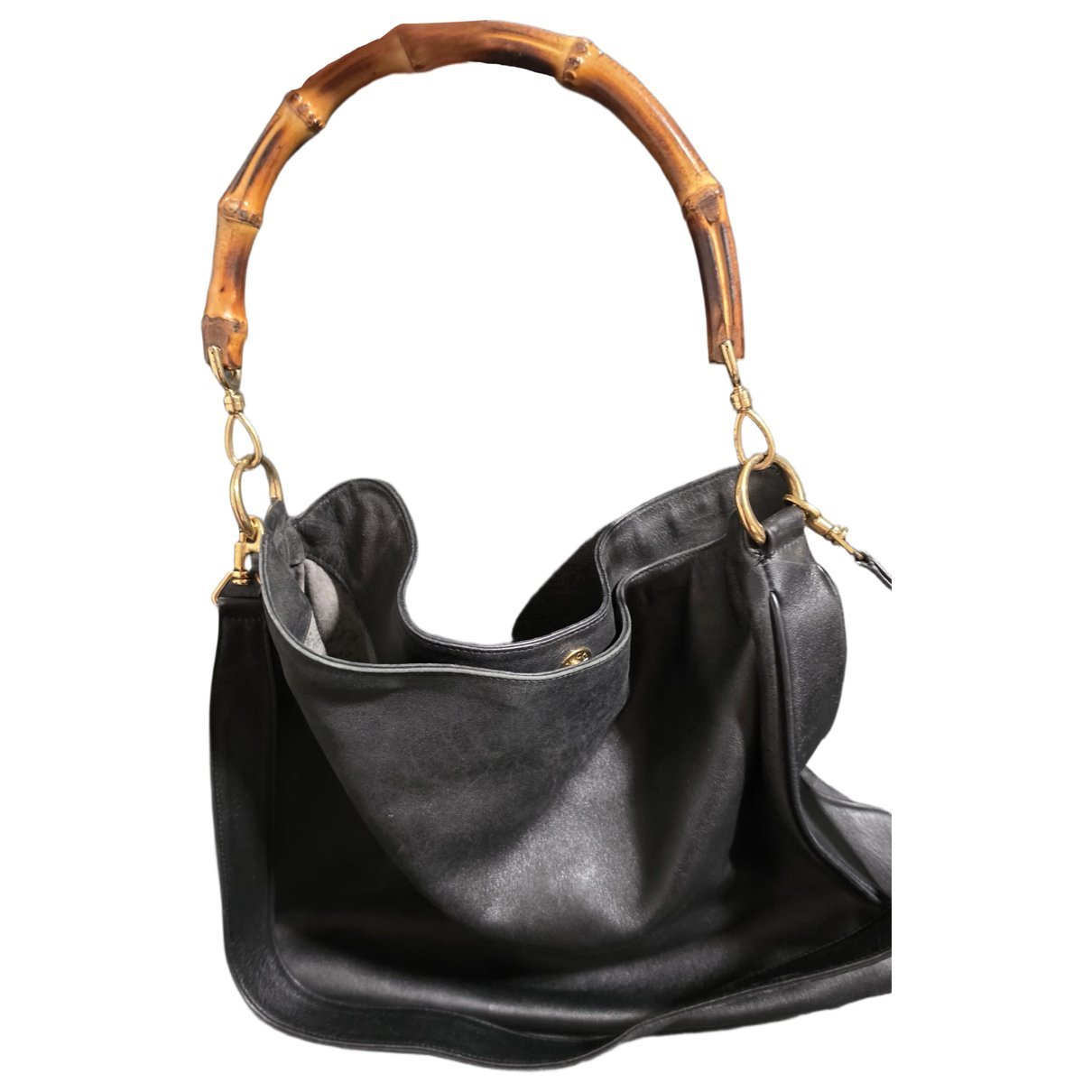 Hobo leather handbag