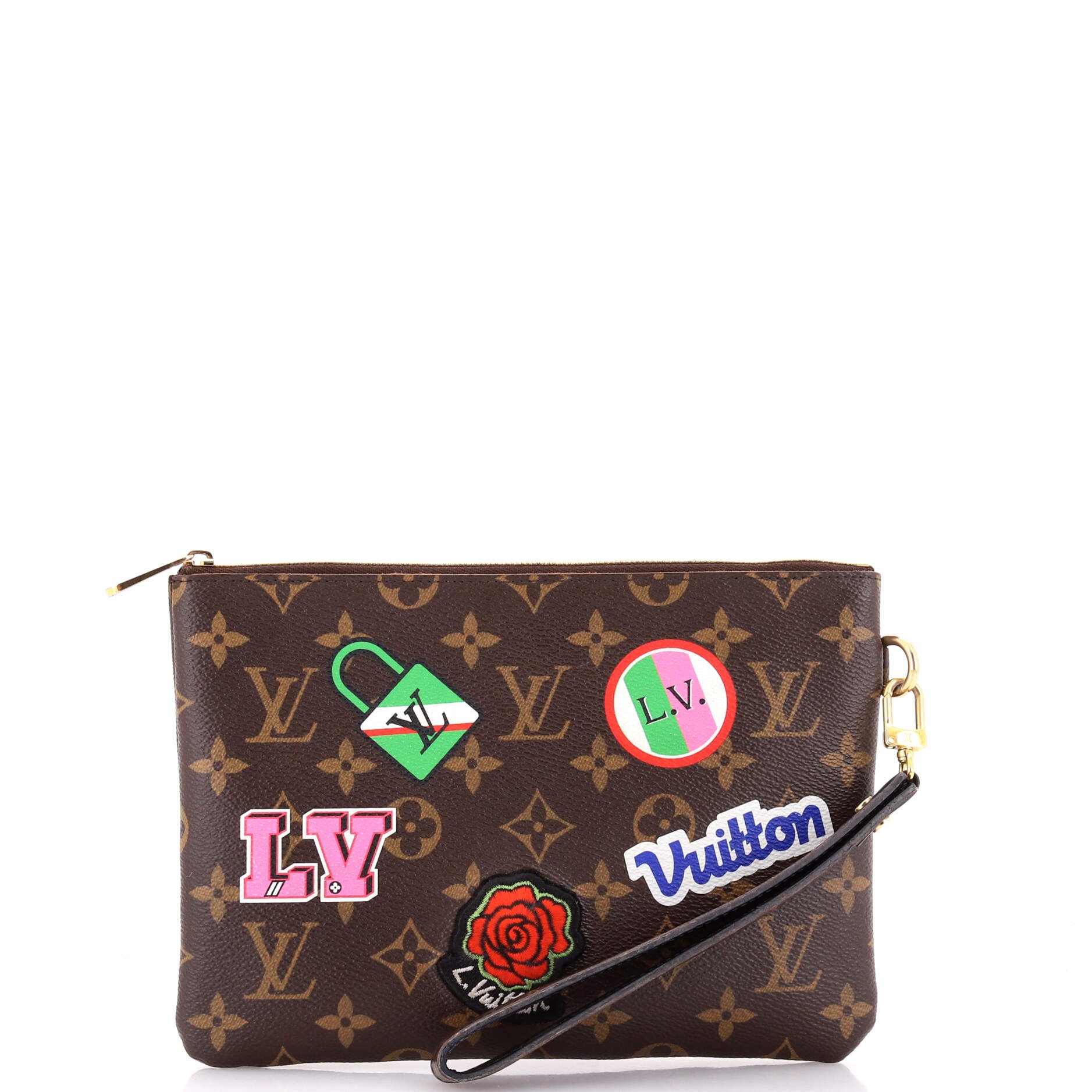 City Pouch Limited Edition Patches Monogram Canvas