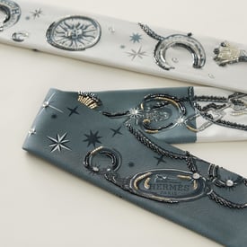 C'est La Fete Exceptional Embroidered Twill Ribbon