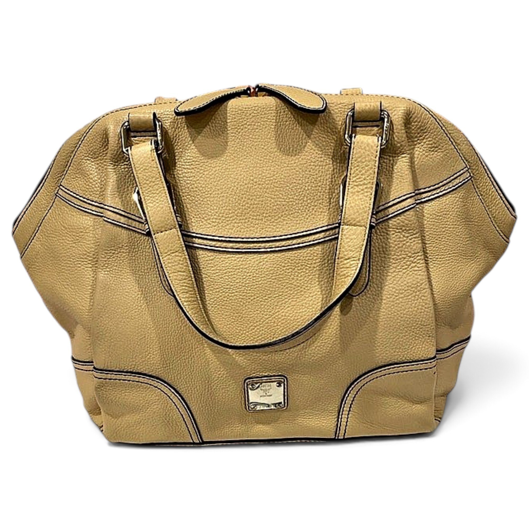 Leather tote