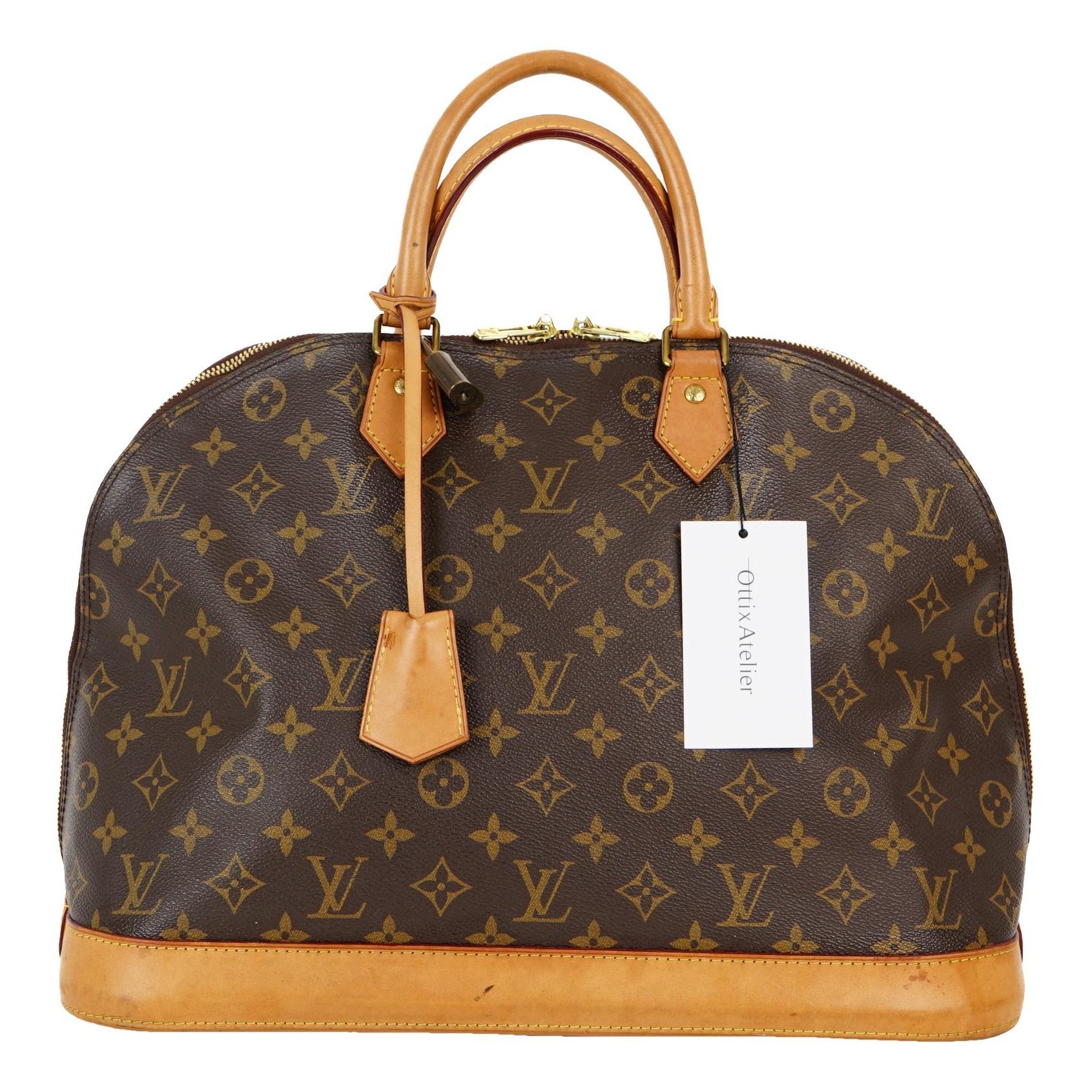 Alma leather handbag
