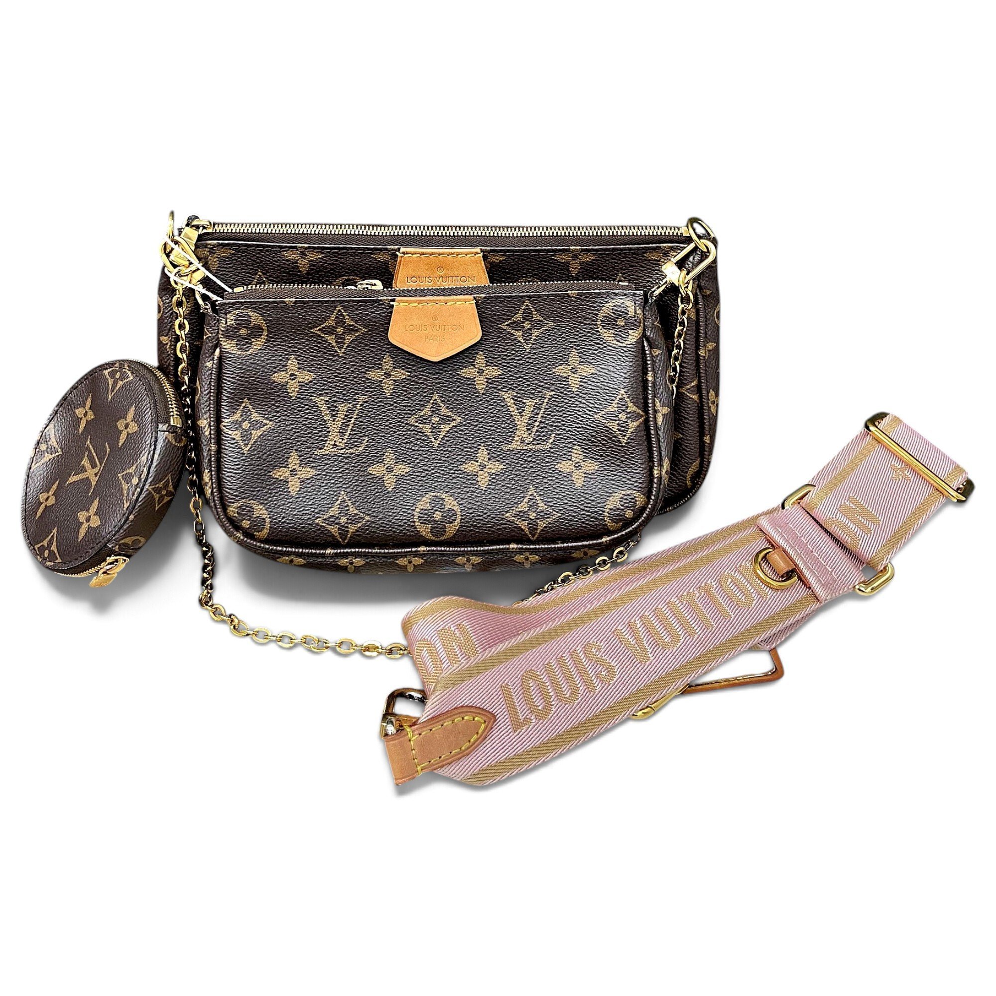 Multi Pochette Accessoires leather handbag