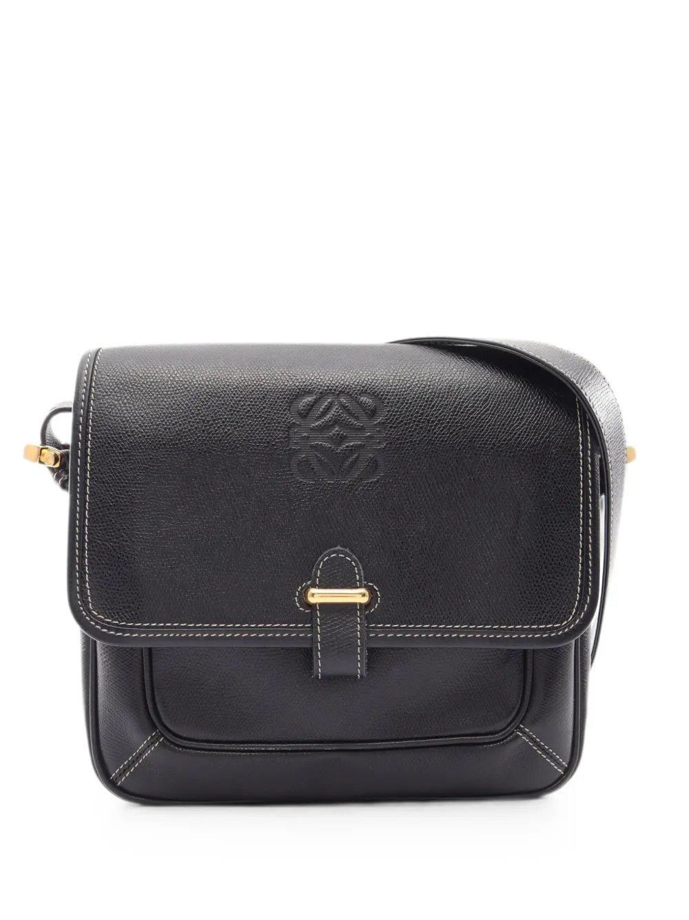 2000s Anagram-embossed crossbody bag