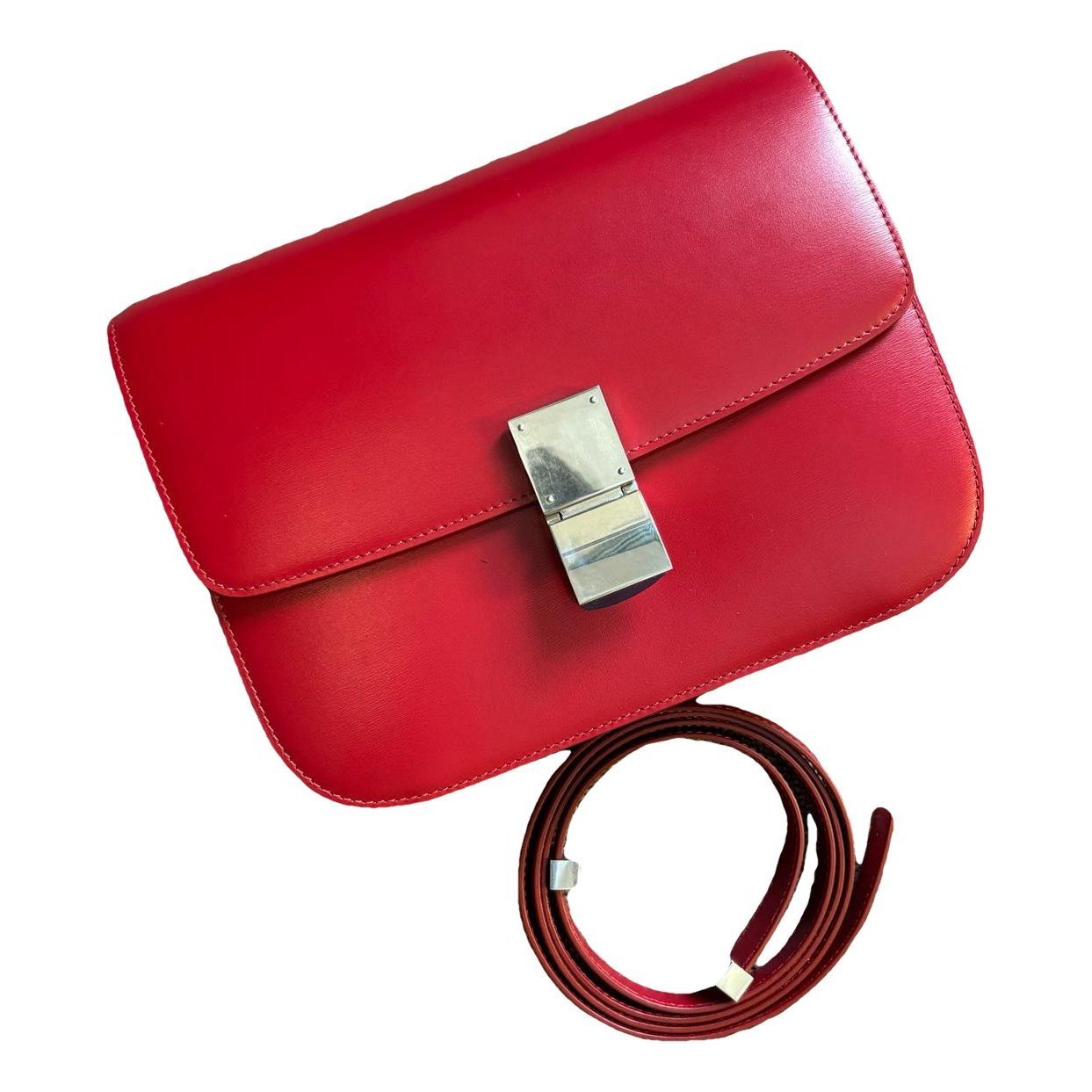 Classic leather crossbody bag