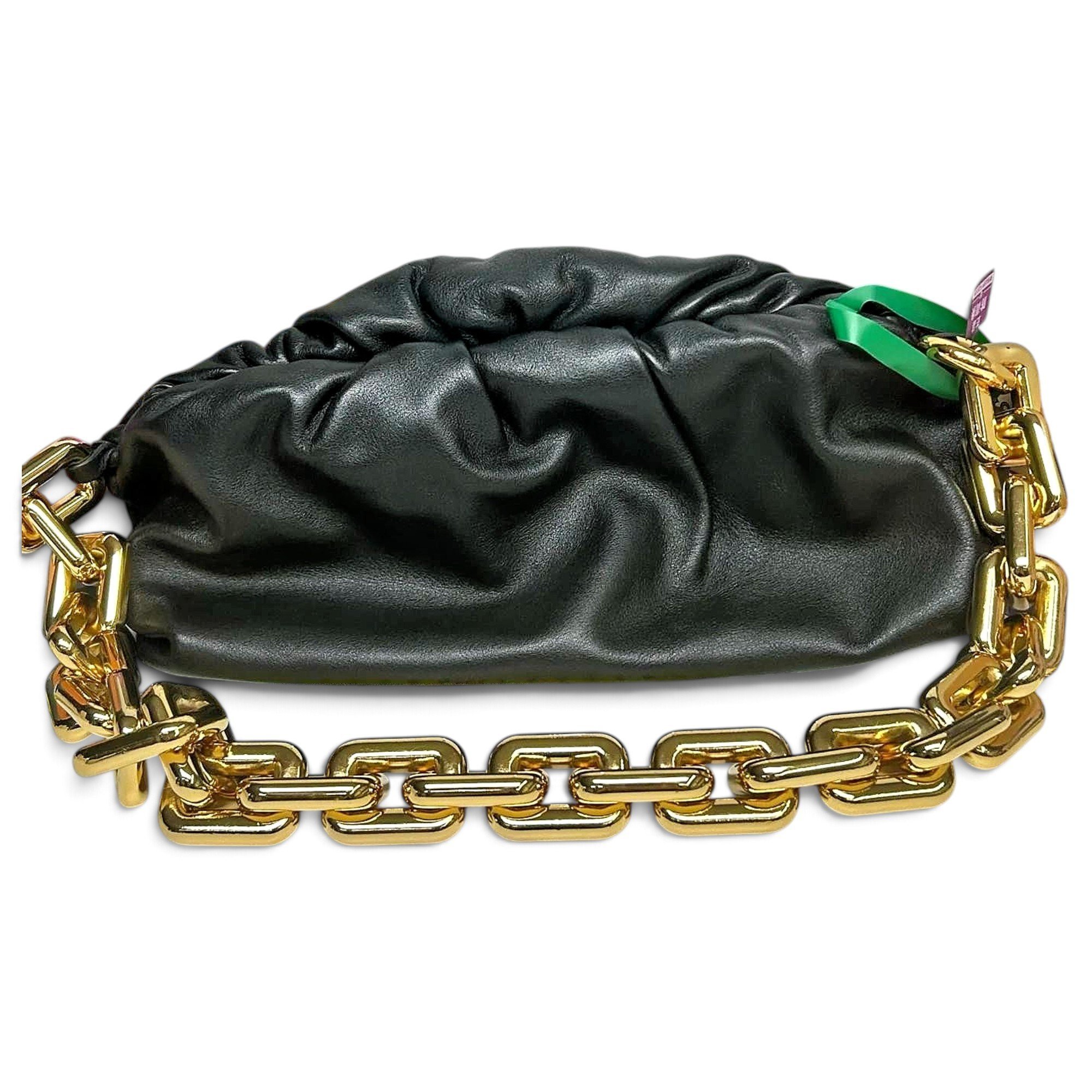 Chain Pouch leather handbag