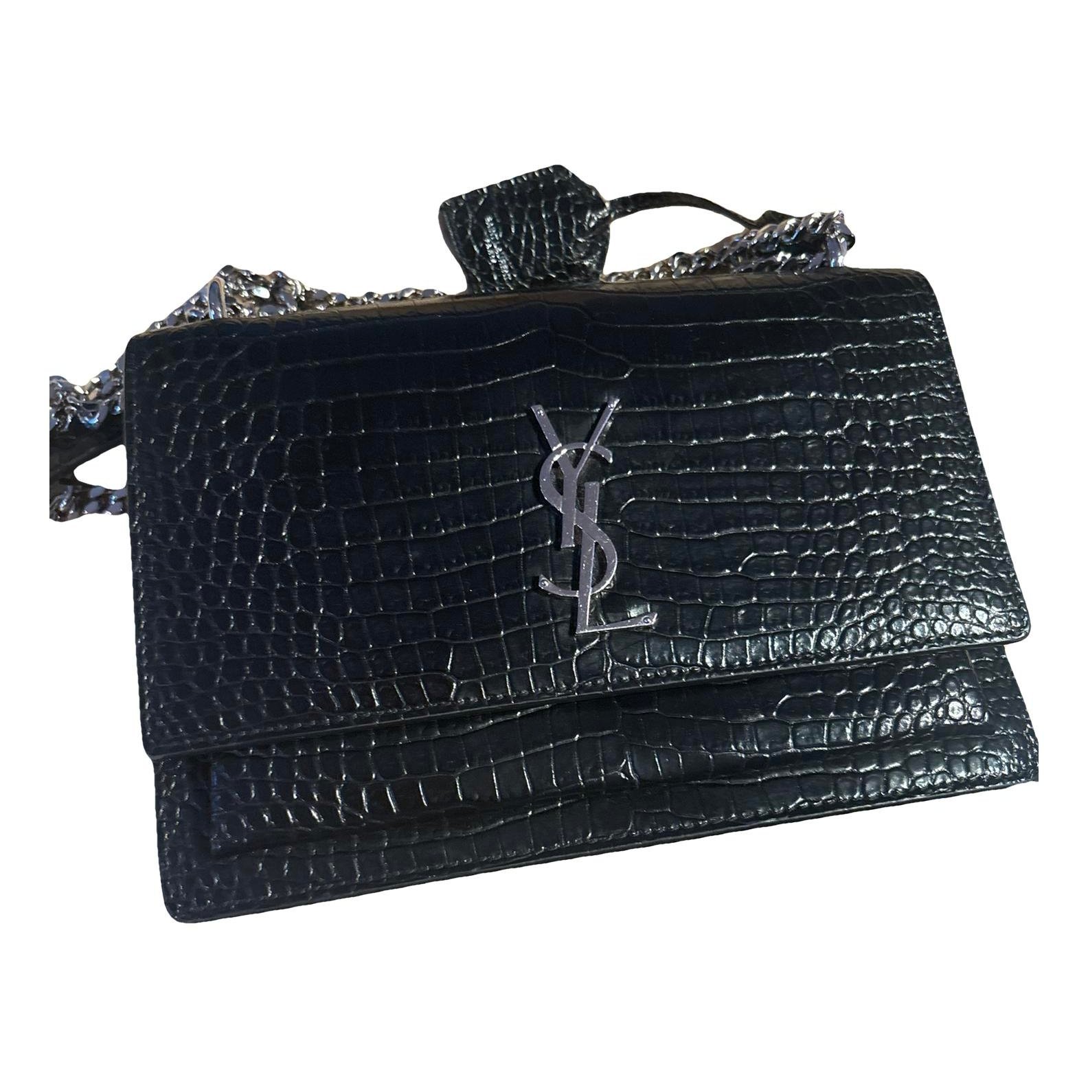Sunset leather crossbody bag