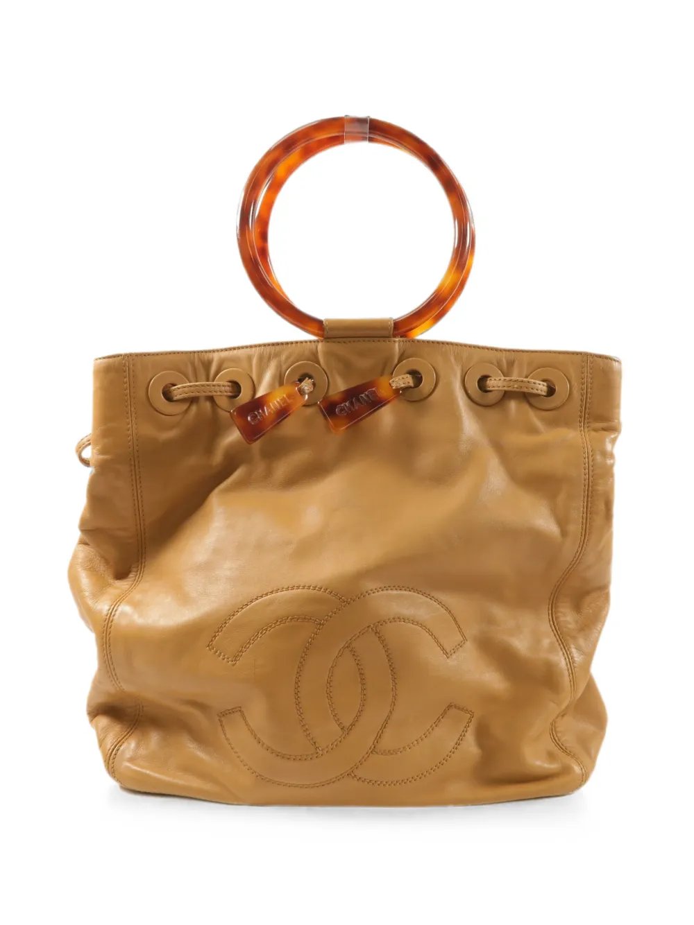 CC tortoiseshell tote bag