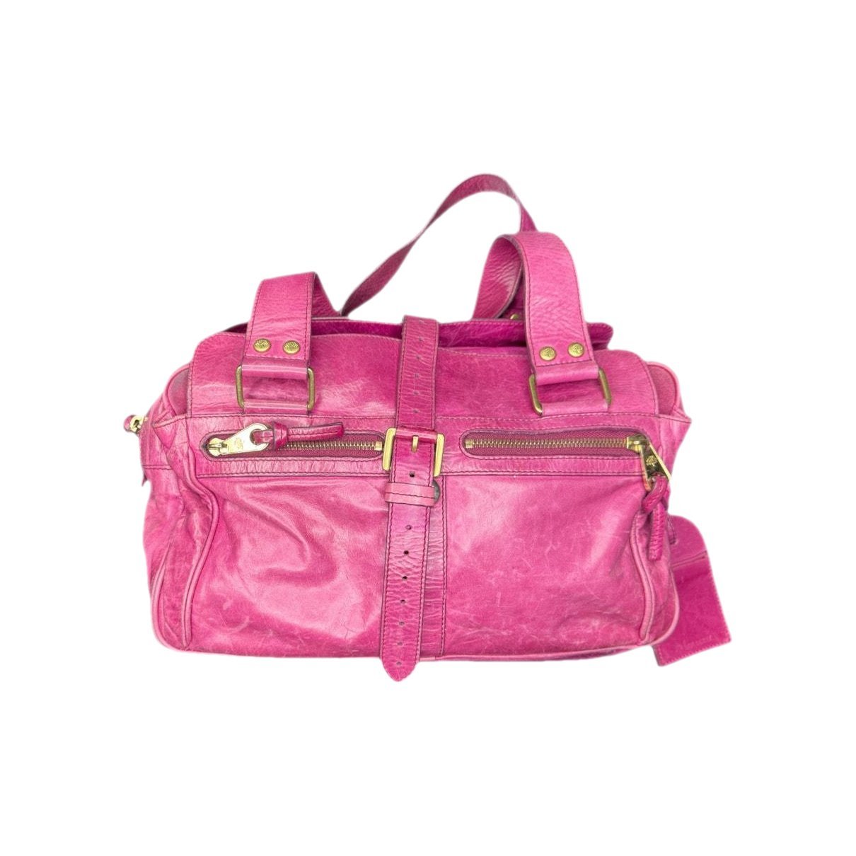 Leather handbag