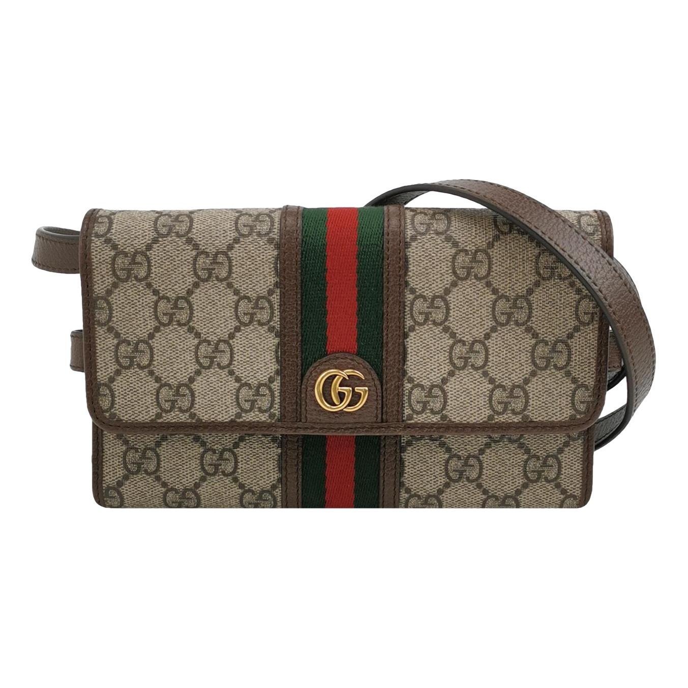 Ophidia GG leather crossbody bag