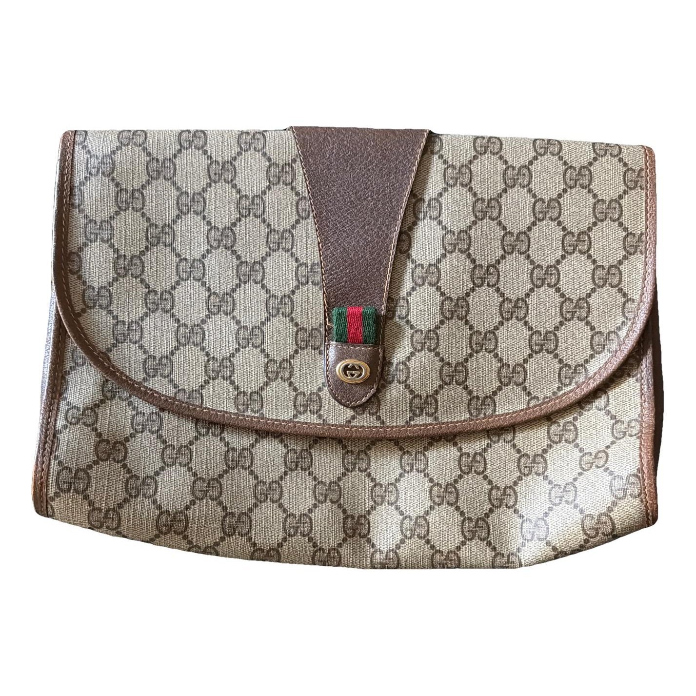 Ophidia leather clutch bag