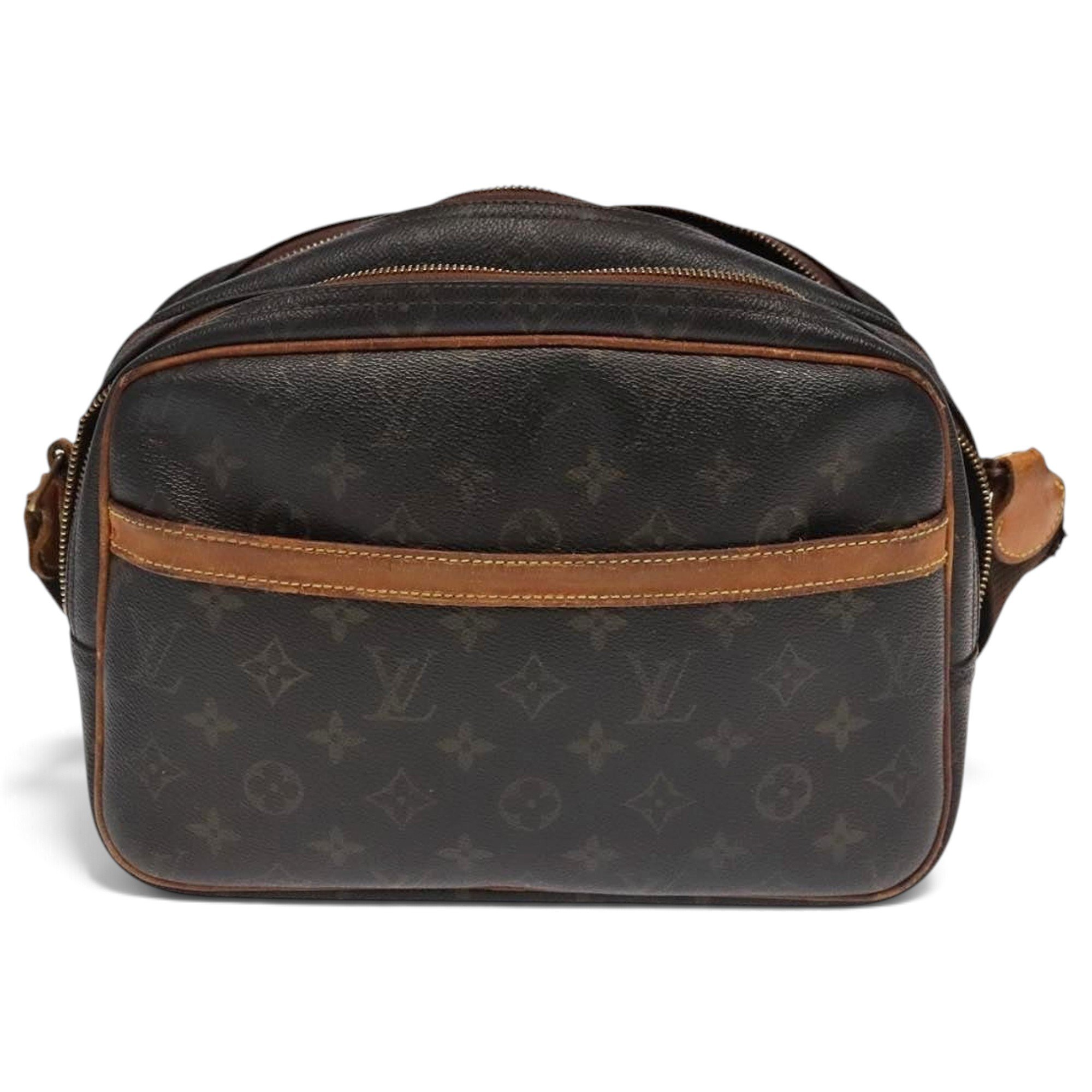 Reporter leather handbag
