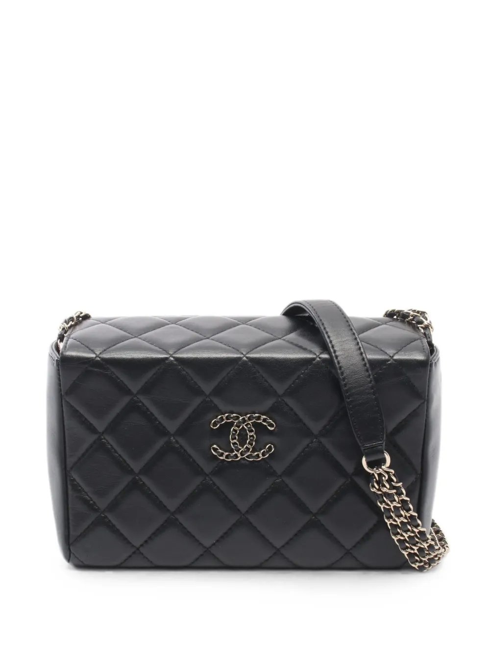 2021 quilted leather shoulder bag