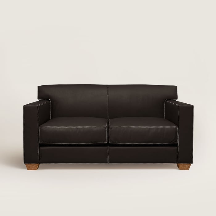 Ébène Reeditions J.-m. Frank Par Hermès Comfortable 2-seater Sofa