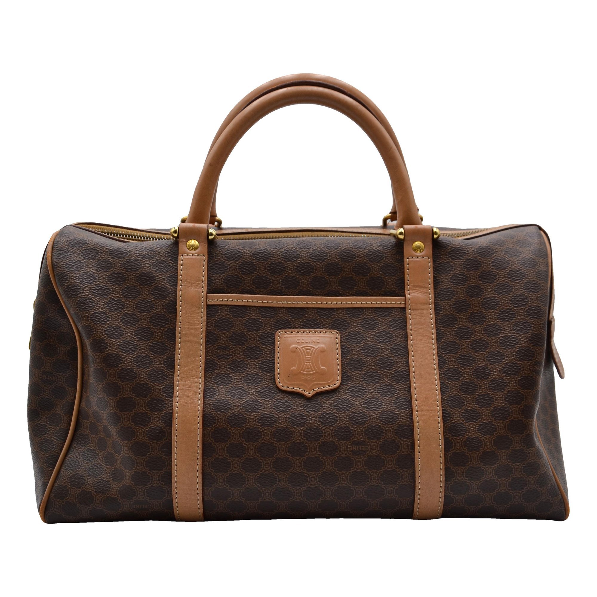 Clasp leather 24h bag