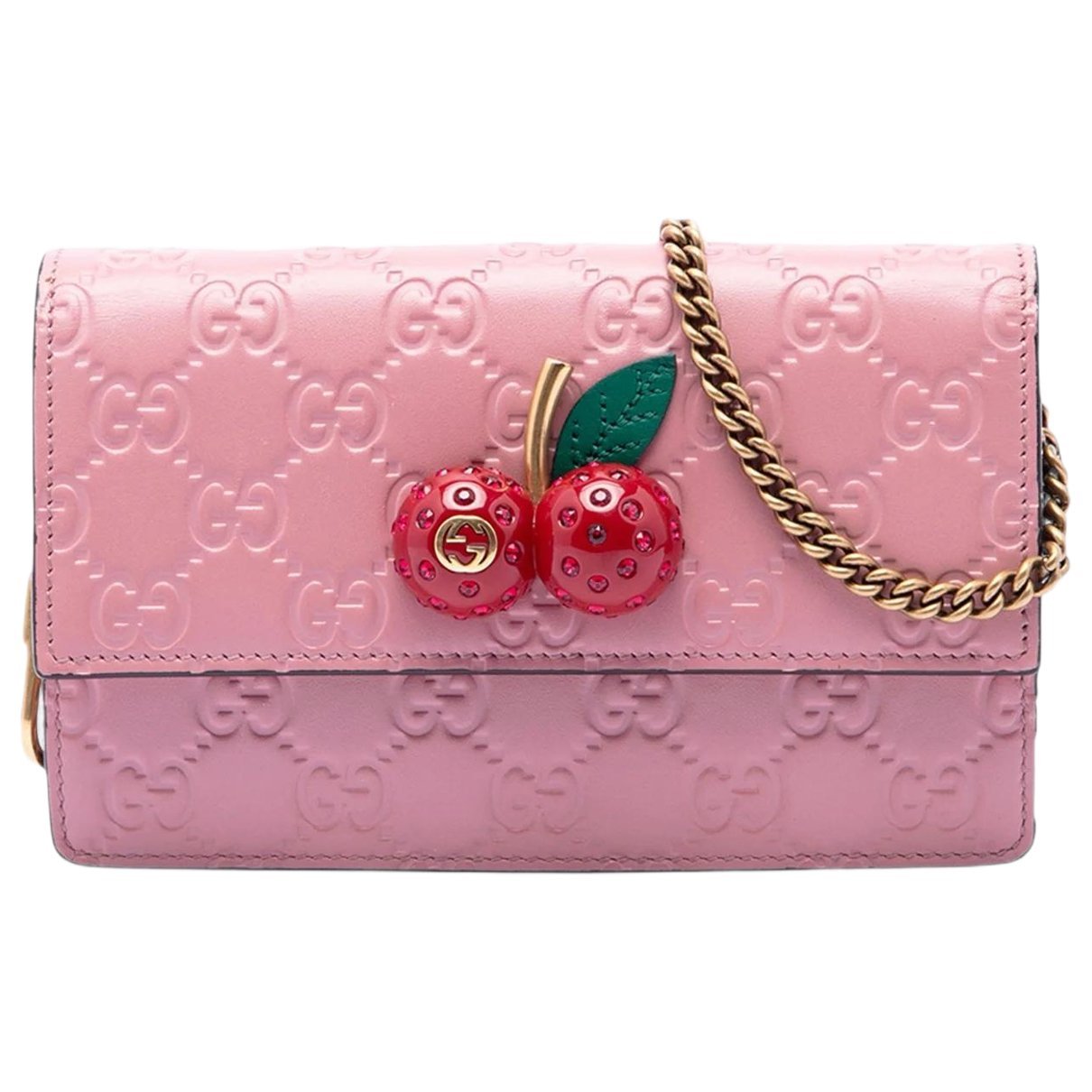 Gucci B leather bag