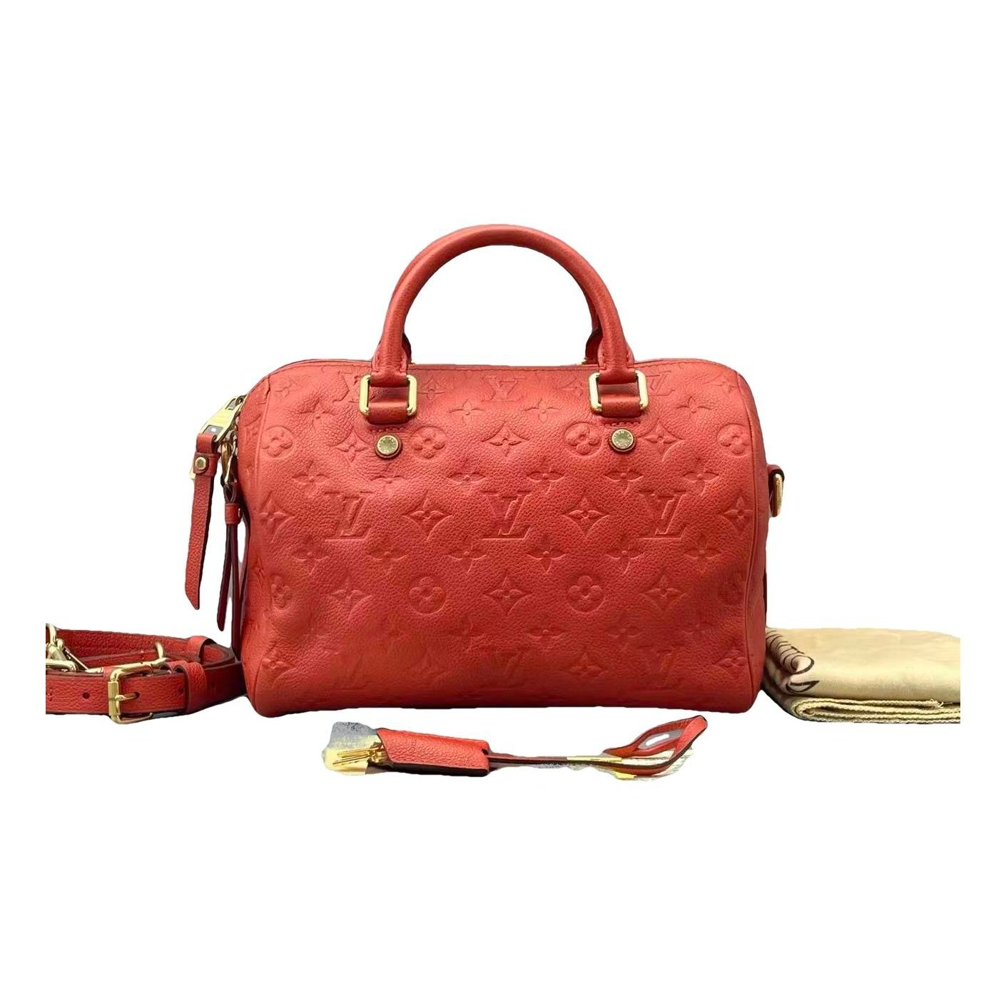 Speedy leather handbag